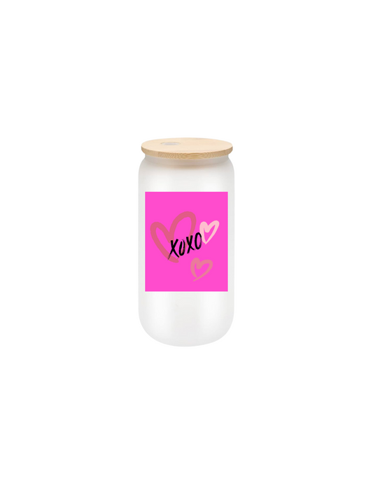 XOXO Glass Cup