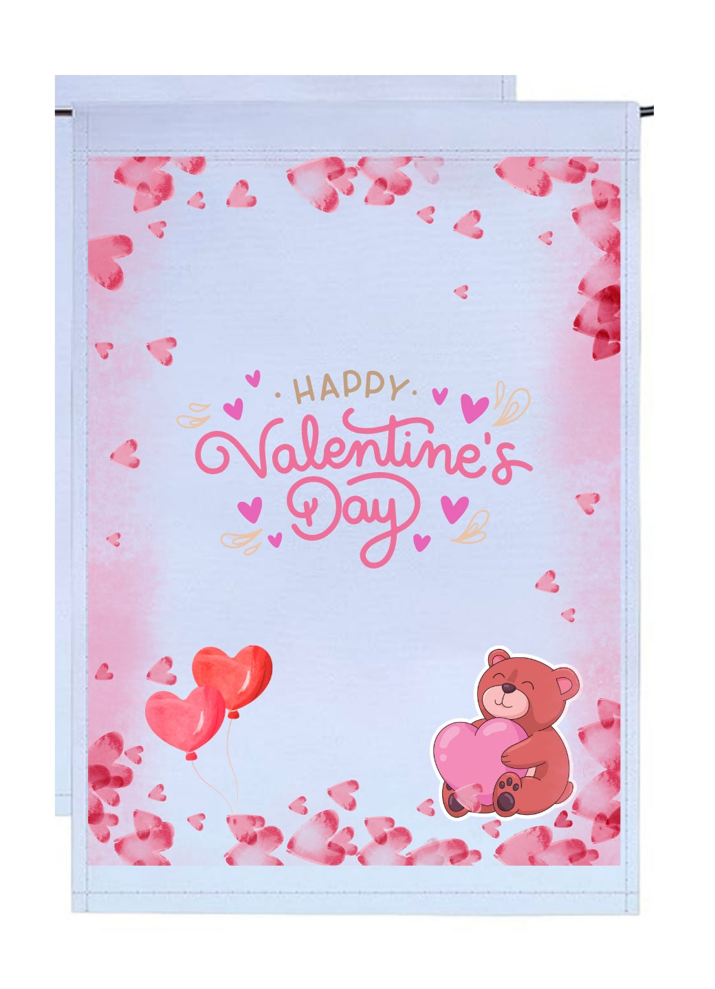 Valentine’s Day Garden Flag (Individual - Stand Included)