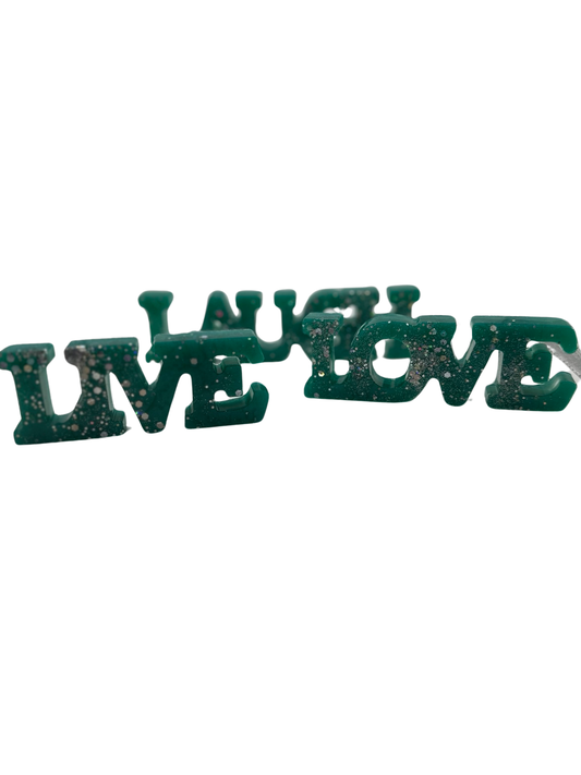 Live Laugh Love Stackable - Green