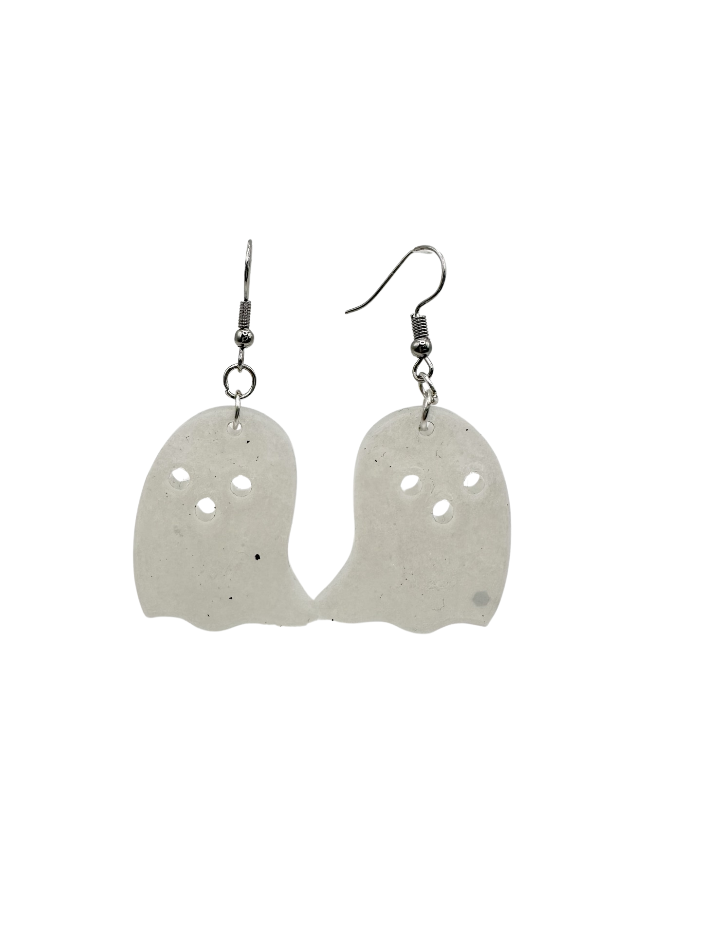 White Ghost Earrings (Small)