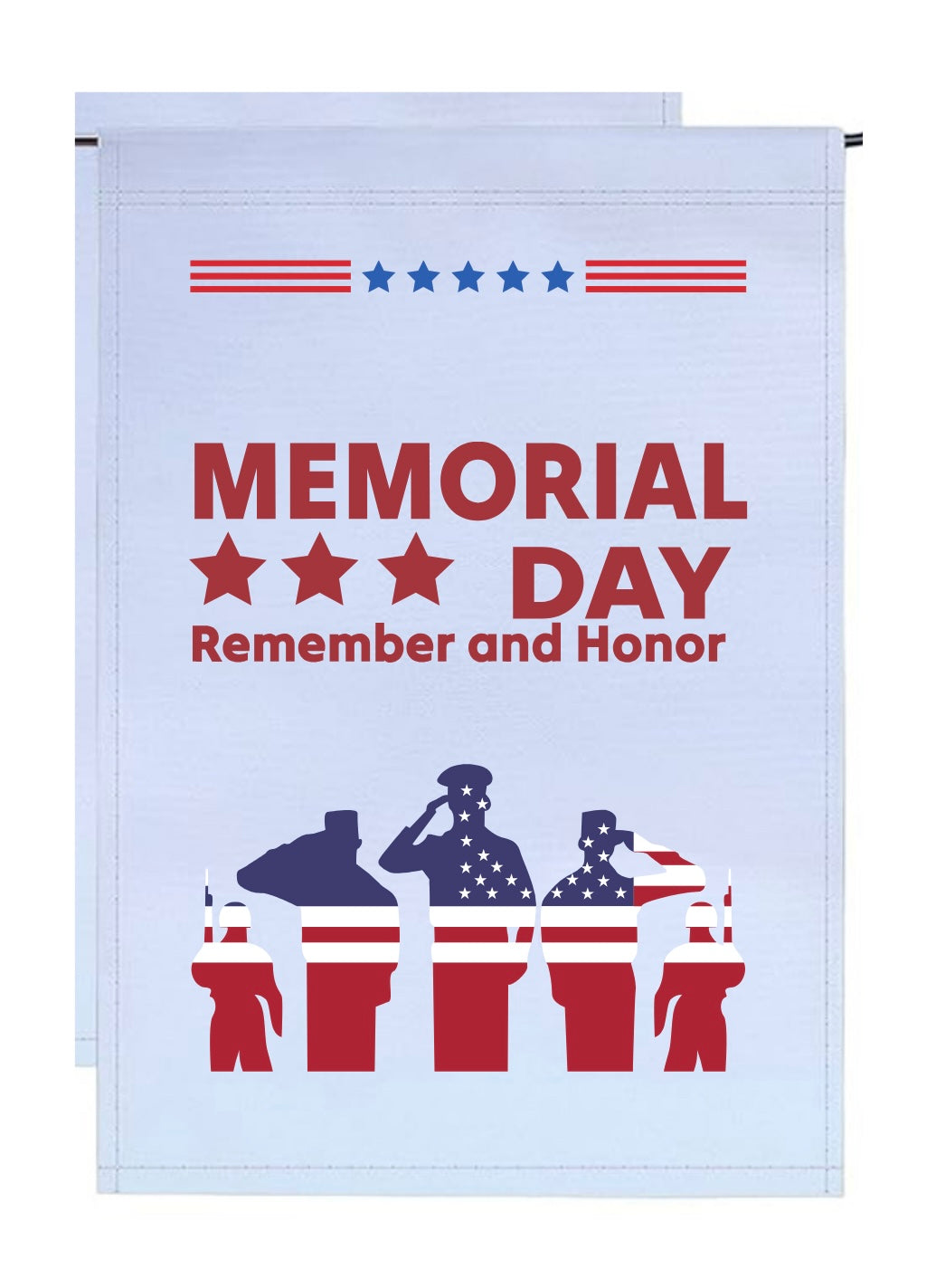 Memorial Day Garden Flag (Individual - Stand Included)