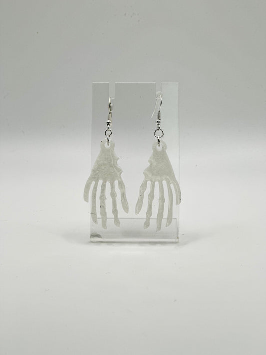 Skeleton Hand Earrings