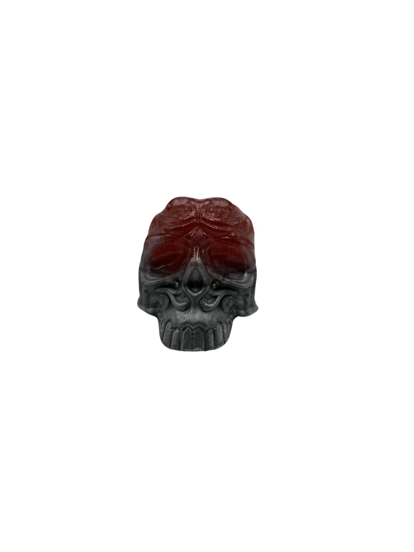 Red & Silver Skull