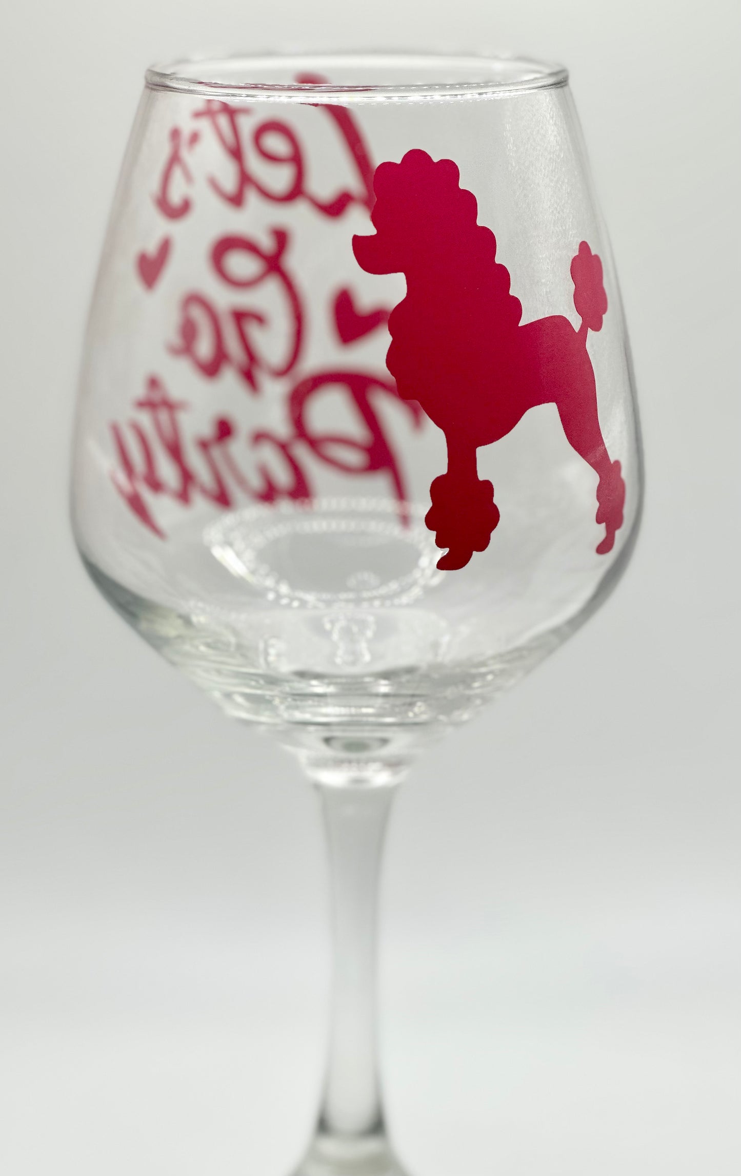 Let’s Go Party Wine Glass
